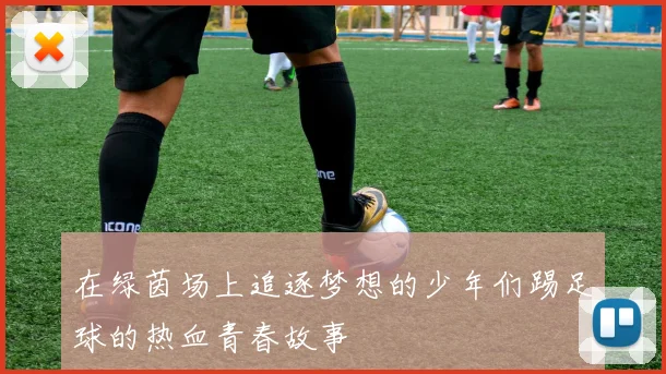 在绿茵场上追逐梦想的少年们踢足球的热血青春故事
